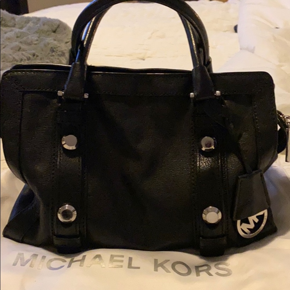 Michael Kors Black leather handbag